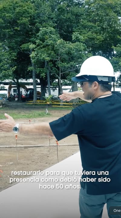 En San Juan, se está remodelando el parque Dr. José Gándara para que la com...