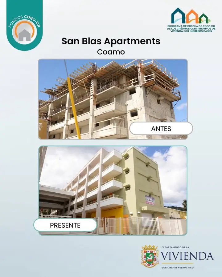 Cada proyecto de vivienda reconstruido por los fondos de recuperación #CDBG...