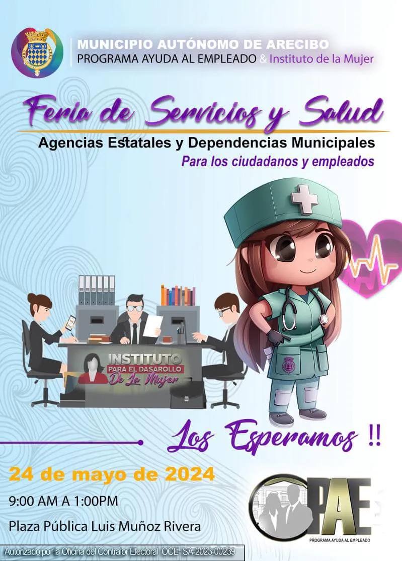 feria salud y servicio Arecbo